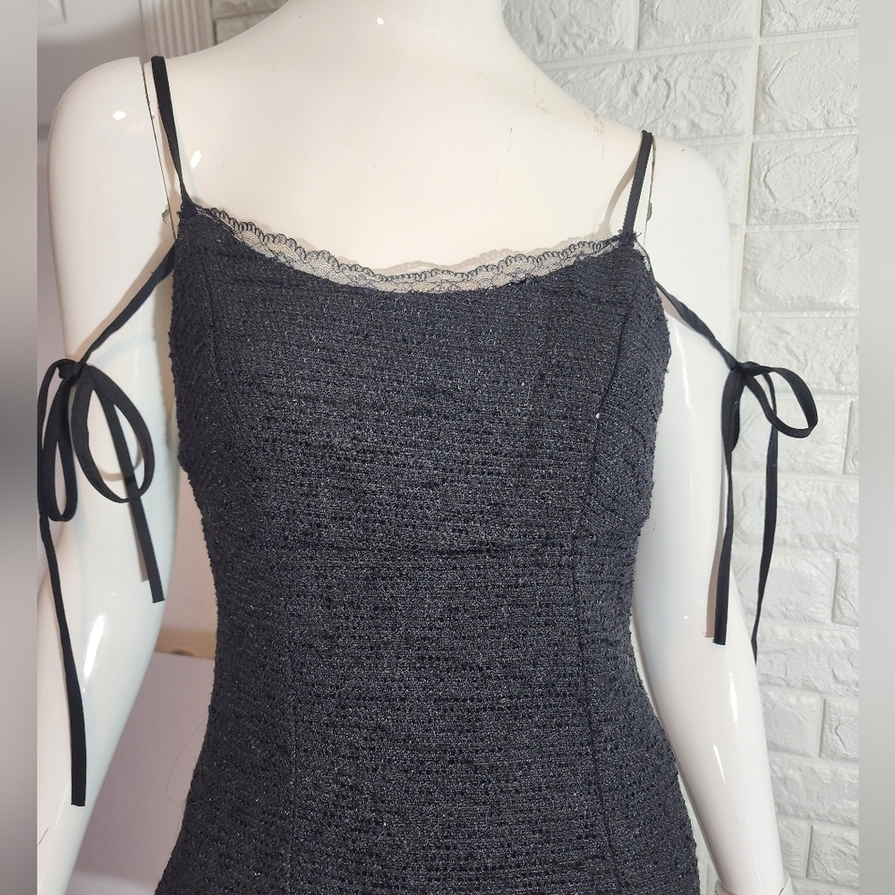 Love +Harmony black Minidress size Small with adjustable straps New with Tag - Picture 10 of 12